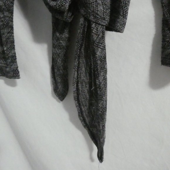 GEORGE | medium | Chevron Salt and Pepper Tie Waist Cardigan | GUC - Picture 15 of 16